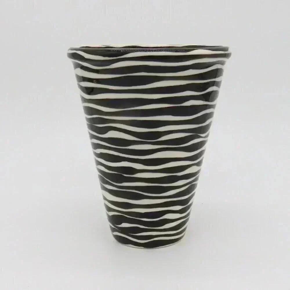 SIGNED SUSAN ESLICK SAN FRANCISCO POST MOD CERAMIC VASE STUDIO ART POTTERY